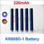 Blue 220mAh AUTO KR808D-1 battery for Kanger 808d-1 DSE901 E-cigarettes 220mah KR808D Battery
