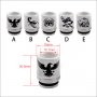 Ceramic 810 Drip Tips 5 Colors