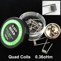 Quad Coils for DIY RDA RBA Prebuilt Atomizer premade coil for electronic cigarettes