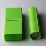 Candy Green PVC Heat shrink film for 18650 series battery(100-pack)