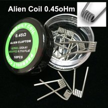 Alien clapton Coils for DIY RDA RBA Prebuilt Atomizer premade coil