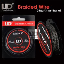 UD Braided Wire Kanthal A1 28ga*3 for DIY RDA RBA Atomizer Fast heating