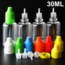 Thief-proof cap 30ml Plastic empty e-liquid bottles with thinner eyedropper 10ml 30ml 50ml Cheaper e-juice bottles