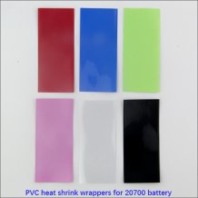 20700 battery PVC shrinkable wrapper heat shrink film