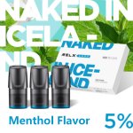 Menthol Flavor Relx Vape Pods 3pcs / Pack - 5% Nicotine
