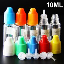 Childproof cap 10ml e-liquid dropper bottles with thinner dropper for 10ml 30ml 50ml e-liquid eCigs e-juice bottles wholesale