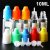 Childproof cap 10ml e-liquid dropper bottles with thinner dropper for 10ml 30ml 50ml e-liquid eCigs e-juice bottles wholesale