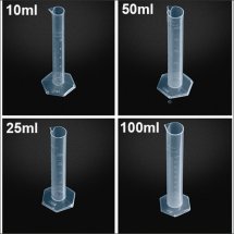 10ml 15ml 50ml 100ml Plastic Measuring Cylinder a for DIY E-liquid Recipes Tools