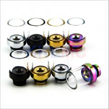 Glass 510 drip tips wide 510 Mouthpiece for E Cigarette RBA RDA Atomizer with removable drip tip 510 style