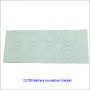 21700 lithium battery positive and hollow tip insulating mat | Insulation electrode gasket