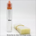PVC Heat shrink sleeve for 30ml pen-shape chubby Gorilla bottles