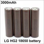 LG HG2 18650 Rechargeable 3000mAh Li-ion Battery