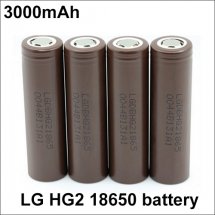 LG HG2 18650 Rechargeable 3000mAh Li-ion Battery