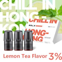 Lemon Tea Flavor Relx Cartridges 3pcs / Pack - 3% Nicotine