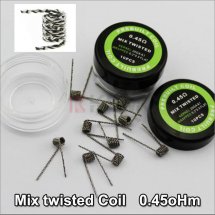 Mix twisted Coils for DIY RDA RBA Prebuilt Atomizer premade coil