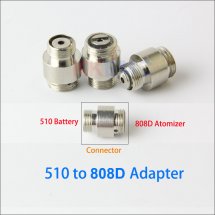 510 to 808D Thread Adapter for e cigarettes 510 battery connect 808D Cartomizer become 808d mod