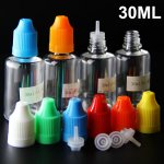 Childproof cap 30ml e-liquid bottles with thinner dropper plastic empty 10ml 30ml 50ml e-juice bottles cheap ejuice bottles