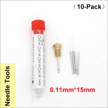 0.11mm Needle Tools for Clearing blocked holes(10-pack)