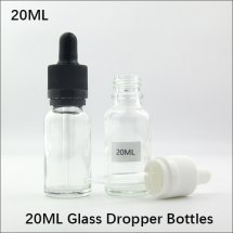 20ml empty Glass eye dropper Bottles for E-juice / E-liquid Transparent Container