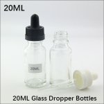 20ml empty Glass drip Bottles for E-juice / E-liquid Transparent Container