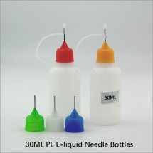 30ML empty platic needle bottles E-juice/E-liquid bottles with needle cap