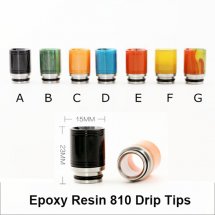 Epoxy Resin 810 Drip Tips 7 Colors