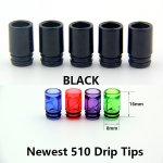 Black-Spiral 510 drip tips for 510 Atomizer or 808D Cartomizer