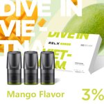 Mango Flavor Relx Vape Pods 3pcs / Pack - 3% Nicotine