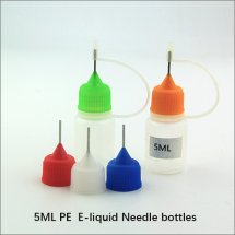 5ML empty plastic needle ecig bottles e-liquid dropper bottles for e-juice container