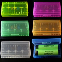 Plastic 18650 18490 18350 Battery Container Case Cover Box for Sony VTC5 VTC4 18650 Battery Free shipping