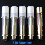 510 Clear Atomizer for 180mAh or 280mAh 510 battery E-cigarette E-Smart E-slim 510 atomizer