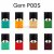 Empty Gem Pods match JUUL Pods / Cartridges(4-Pack)