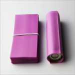 Pink-Shrink seals sleeves PVC Heat insulation Re-wrapping film for 18650 series battery(100-pack)