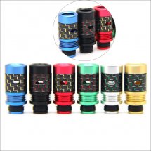 Adjust airflow 510 drip Tips Carbon Fiber Mouthpiece for Diy Atomizer with removable drip tip 510 style