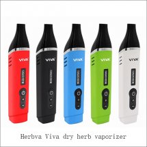 100% Original Herbva Viva Kit 2200mAh Battery Dry Herb E-Cigarette Kits With Ceramic Heating Chamber