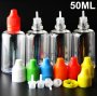 Thief-proof cap 50ml Plastic empty eliquid bottles with thinner eyedropper 10ml 30ml 50ml ejuice bottles whoelsale