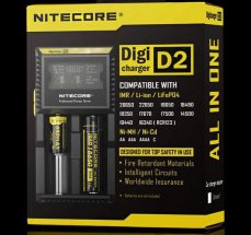 100% Original NITECORE D2 Charger With LCD Display For 18350 18650 18500 Li-ion & Ni-MH battery
