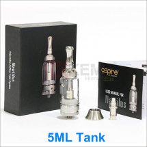 5ml 100% Authentice Aspire Nautilus BVC Glass Clearomizers Adjustable Airflow Bigger Nautilus Tank System