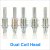 Kanger Upgraded Dual Coil Head Atomizer Core for evod2 T3D protank3 Aerotank Genitank EMOW Mega Atomizers(1pcs)
