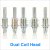 Kanger Upgraded Dual Coil Head Atomizer Core for evod2 T3D protank3 Aerotank Genitank EMOW Mega Atomizers(1pcs)