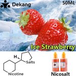 Strawberry Ice Nicosalt e-liquid 100% Original 50ml Dekang Nicotine Salt E-juice