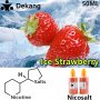 Strawberry Ice Nicosalt e-liquid 100% Original 50ml Dekang Nicotine Salt E-juice