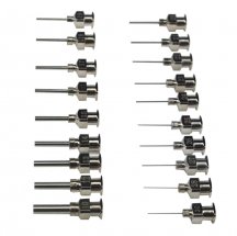 Stainless needle for needle bottles