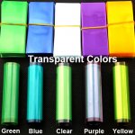 Transparent Heat PVC Shrink Sleeve film for 18650 battery protection (10-pack)