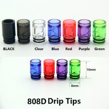 Spiral 808d drip Tip for 808d cartomizer e-Cigarettes small drip tips