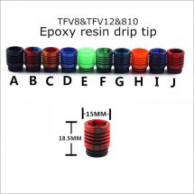 Epoxy Resin 810 drip tips for TFV8&TFV12 Atomizer