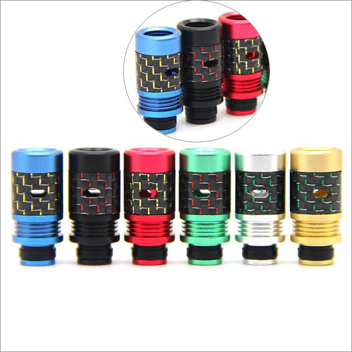 Carbon Fiber Mouthpieces DIY Drip Tips Fit 510 RDA Vaporizers