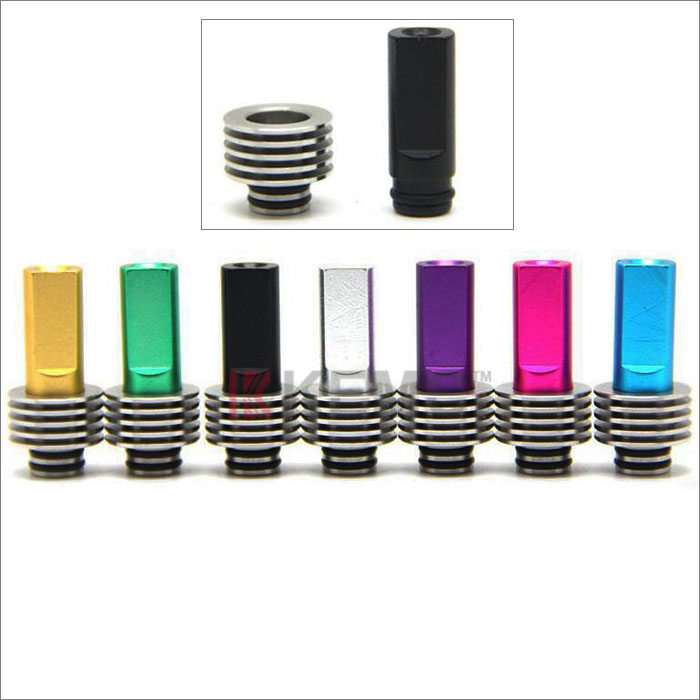Stainless Flat 510 drip Tips with heat sink 