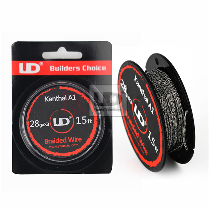 UD Braided Wire Kanthal A1 28ga*3