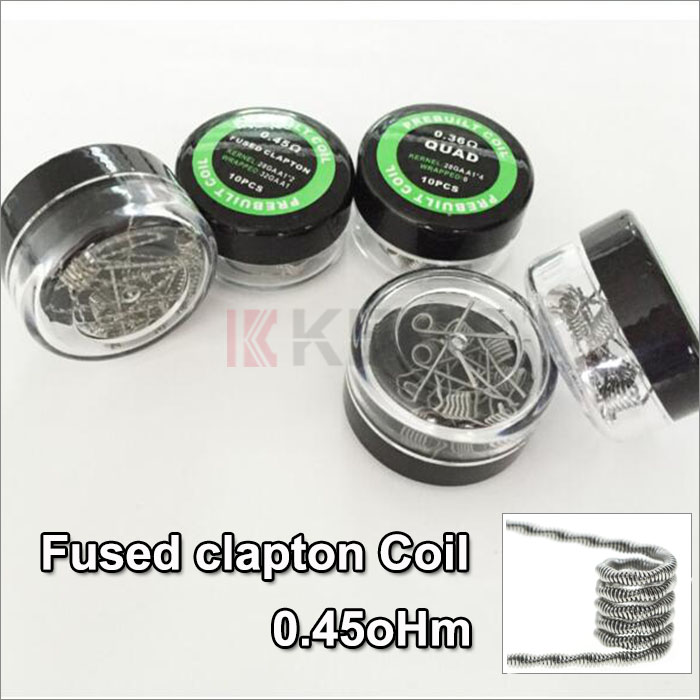 Fused clapton Coils for DIY RDA RBA Prebuilt Atomizer